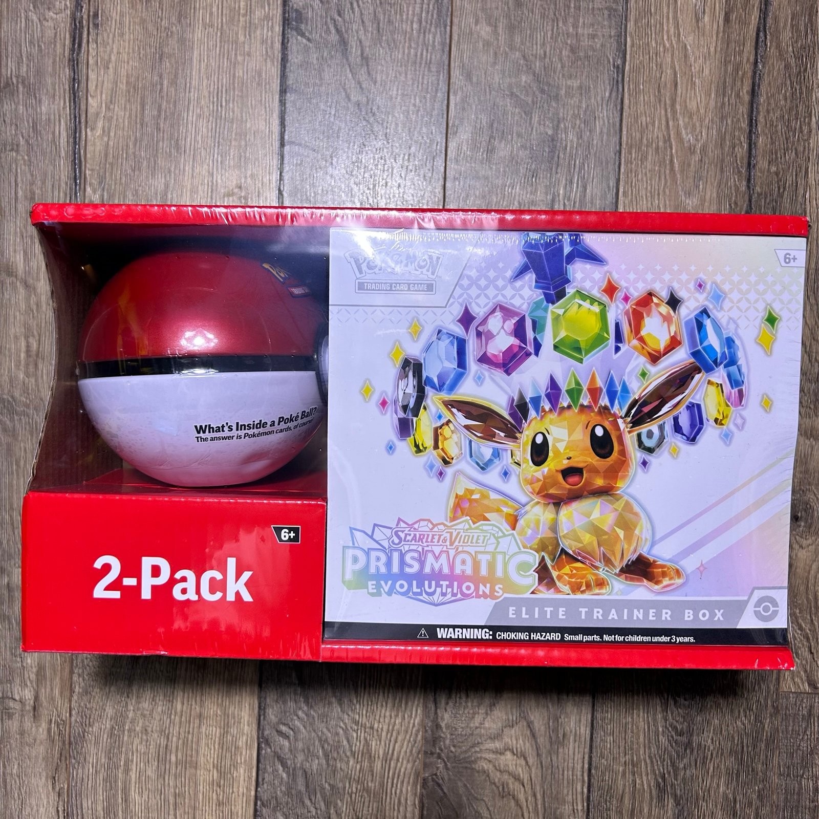 Prismatic Evolutions 2-Pack (ETB+Pokeball)